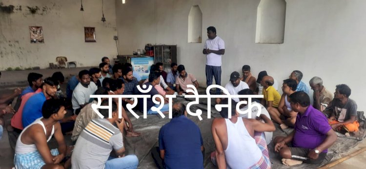 तिलका नगर में दुर्गा पूजा की तैयारी शुरू 