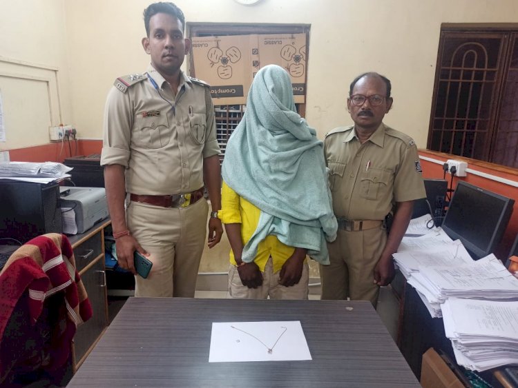 महीने भर बाद चोर पुलिस की गिरफ्त में 