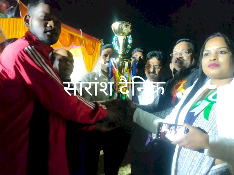 बबलू ब्रदर्स ने तीन एक से सरण्य कप अपने नाम किया 