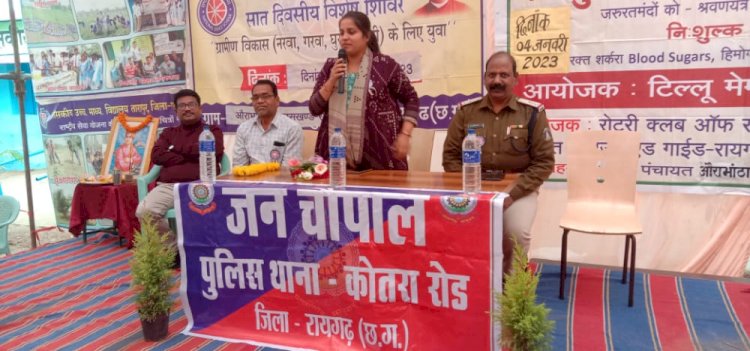 पुलिस उपाधीक्षक ने छात्रों को किया जागरूक