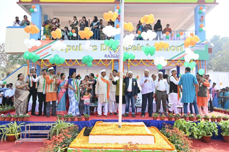 डालमियां सीमेंट में गणतंत्र दिवस पालन 