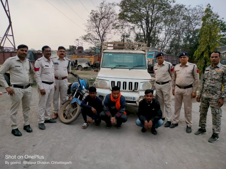 चोर गैग के तीन सदस्य पुलिस की गिरफ्त में 