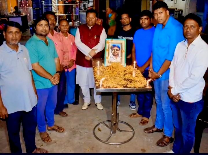 अभिनेता पिंटू नंदा को राउरकेला सीने आर्टिस्ट कमेटी ने दी श्रद्धांजलि 