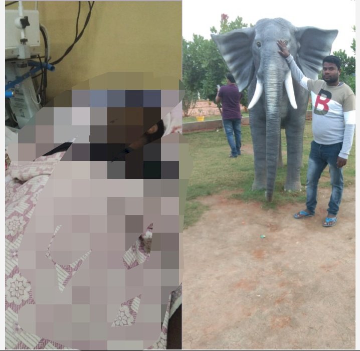 मजदूरी करने गुजरात गए युवक की लाश घर आने से गांव में मातम का माहौल 