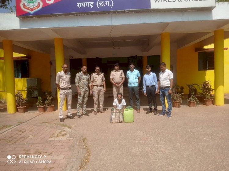 20 लीटर शराब के साथ आरोपी गिरफ्तार 