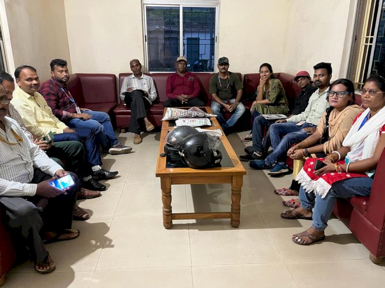 ओडीएमएम और पुलिस अधीक्षक की शिष्टाचार मुलाकात - गंभीर मुद्दों पर चर्चा 