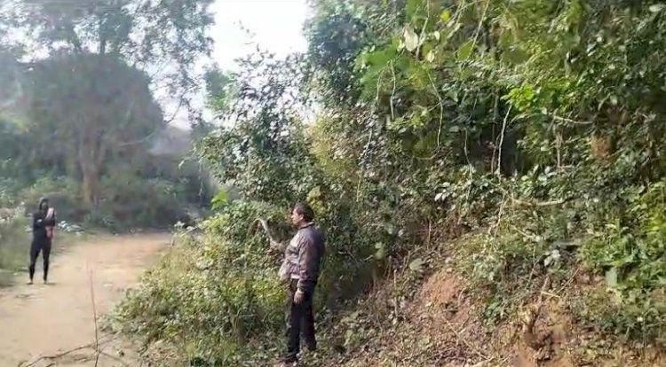 शमसान घाट में चला सफाई अभियान 
