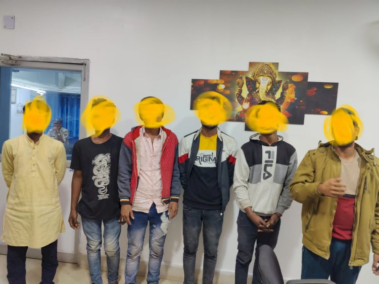 डकैती की योजना बनाते छः अभियुक्त गिरफ्तार 