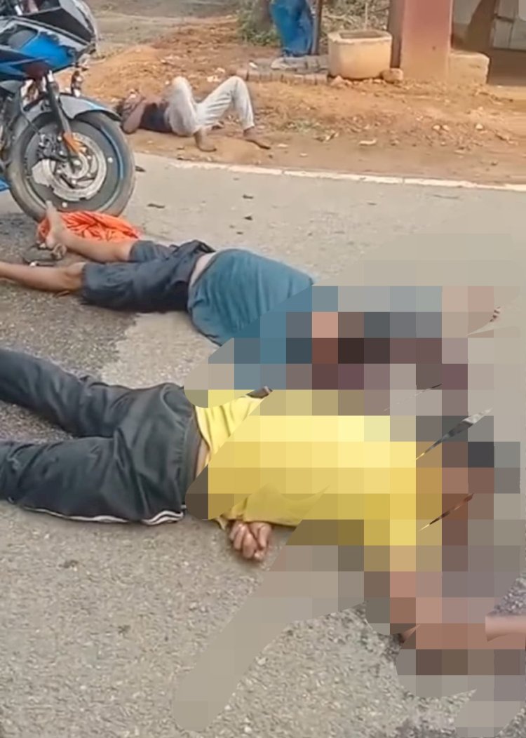 मोटरसाइकिल की तेज रफ्तार ने ले ली जान 