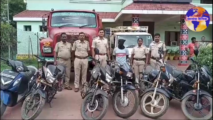 चोरी हुए वाहन बरामदगी में बंडा़मुंडा़ थाना को मिली बड़ी सफलता 