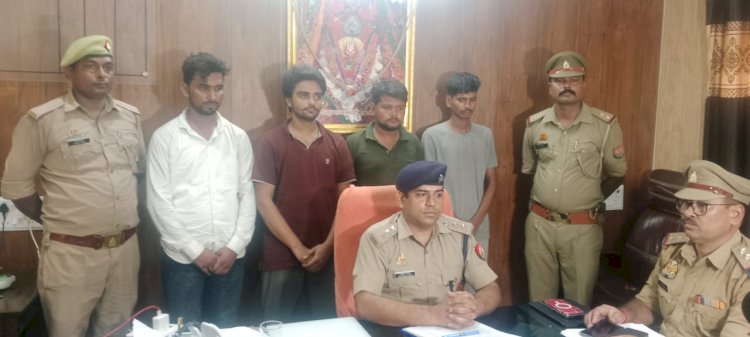 चोरी हुई एलईडी टीवी सहित अभियुक्त गिरफ्तार 
