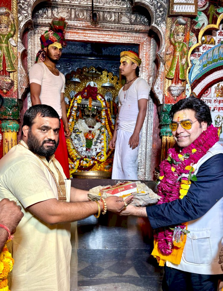फिल्म अभिनेता एवं कवि आशुतोष राणा का अयोध्या दर्शन 