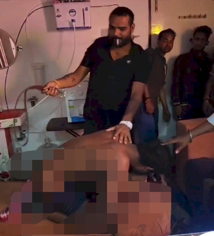 दबंगई का आलम चरम पर व्यक्ति को नंगा कर बेल्ट से मारा गया 