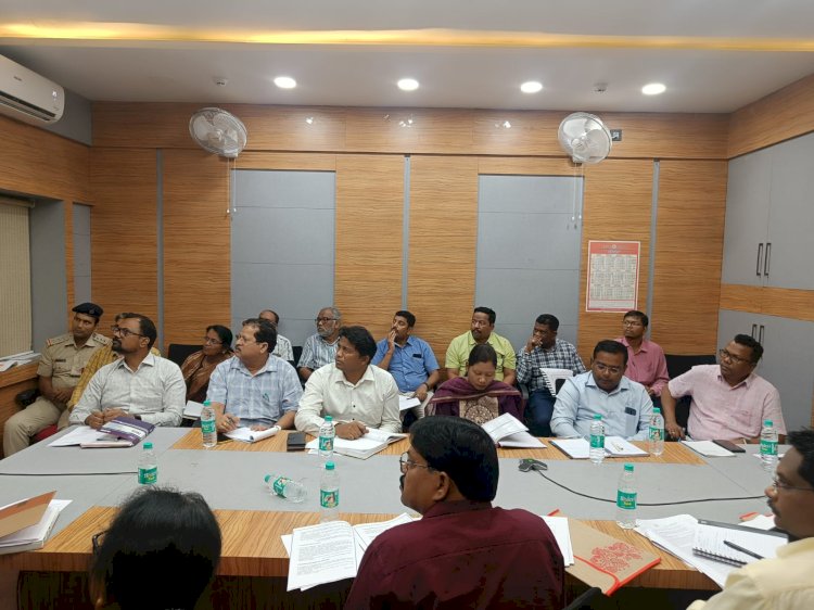 ग्रीष्म लू से निपटने हेतु प्राकृतिक आपदा समिति की बैठक आयोजित 