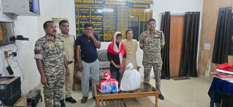ढाई लाख रुपए के नशीली इंजेक्शन के साथ महिला व युवक गिरफ्तार
