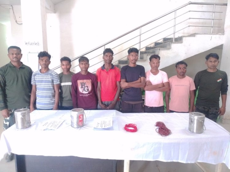 विस्फोटक के साथ माओवादी गिरफ्तार 