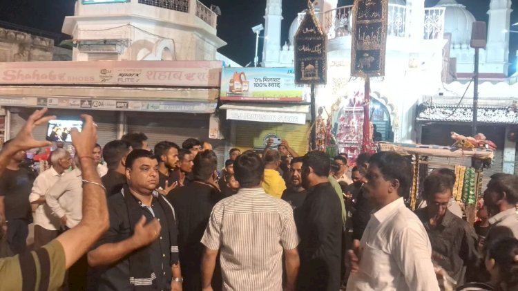 सैयद काज़िम के नाम से निकला ऐतिहासिक ताज़िए का जुलूस