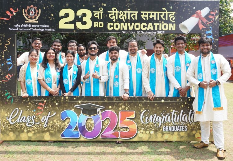 एनआईटी का 23वाॅ दीक्षांत समारोह में 9 छात्रों को स्वर्ण पदक