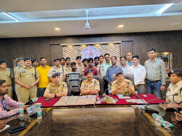 सात दिनों  के भीतर  धरा गया 10लाख का लुटेरा 