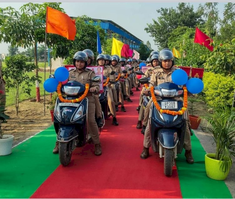 श्रावस्ती में मिशन शक्ति रैली का आगाज़