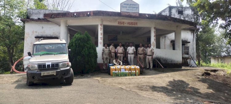 540 लीटर अवैध डीजल के साथ एक गिरफ्तार 