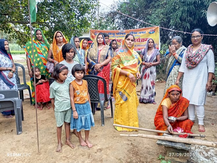 बडी़ माता मंदिर में मनाई गई दुर्गा अष्टमी