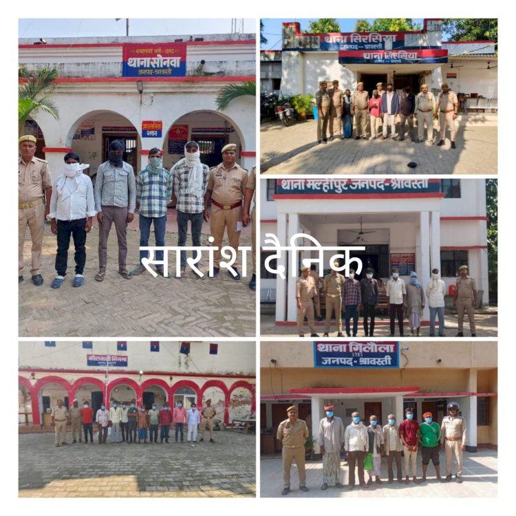 पुलिस ने 12 घंटे में 48 वारंटियों को किया गिरफ्तार