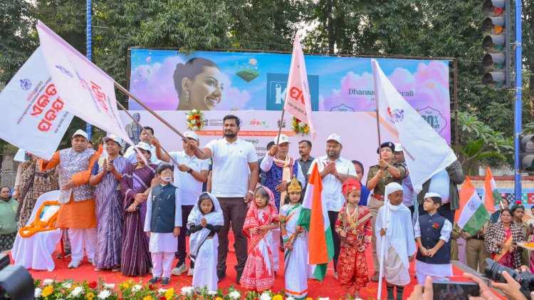 सरदार पटेल की 150वीं जयंती के अवसर पर एकता पदयात्रा निकाली गई