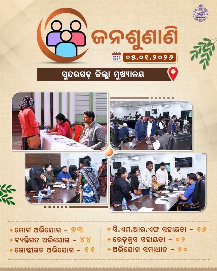 जिला मुख्यालय में संयुक्त जन सुनवाई का आयोजन