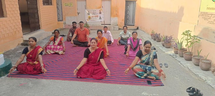 लइकेरा प्रखण्ड अंचल में मनी योग दिवस 