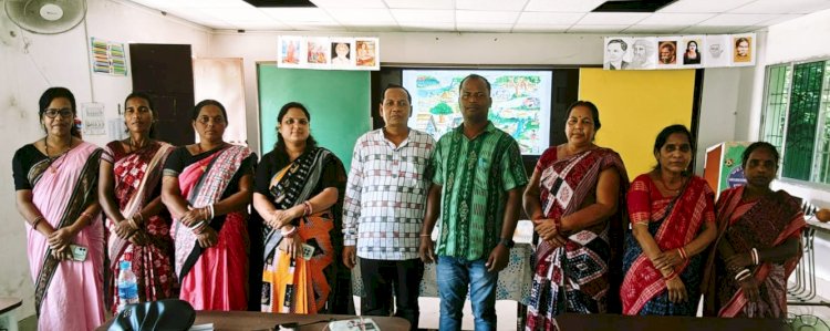 साहासपुर क्लस्टर स्तरीय मासिक बैठक में संबलपुरी दिवस की धूम