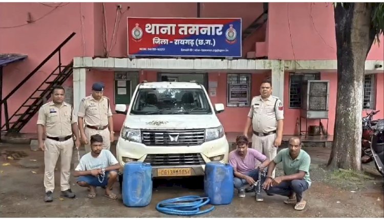 भारी वाहनों की टंकी तोड़कर डीजल चोरी करनेवाले आरोपी गिरफ्तार