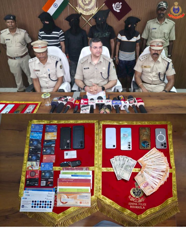 अंतर्राज्यीय साइबर फ्रॉड नेटवर्क का भंडाफोड़ 