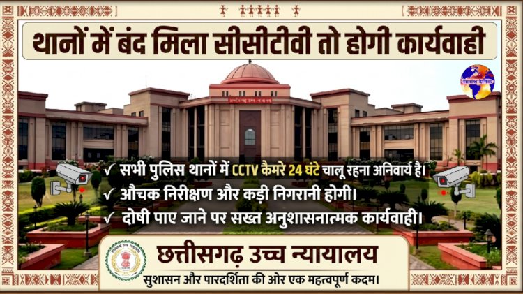 थाने में सीसीटीवी हुआ बंद तो वर्दी पर गिरेगी गाज
