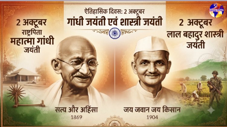 आज है गांधी और शास्त्री जयंती 