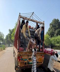 केंद्रीय नारकोटिक्स व्योरो ने 4 टन से ज्यादा पोस्ता भूसा जप्त किया